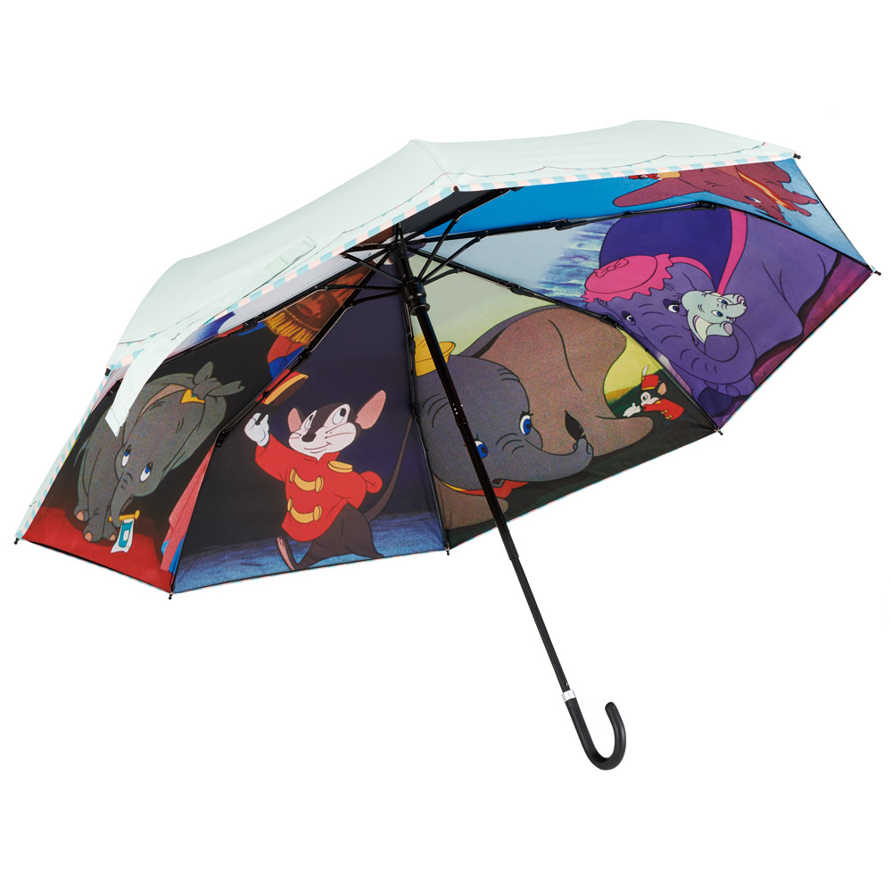 スケーター 日傘 晴雨兼用 傘 UVカット 遮光 遮熱 両面印刷 折りたたみ 55cm skater UBOTBP55 ダンボ ディズニー 空飛ぶゾウ ファイナルフレーム【両面プリント 折りたたみ傘 手開き グラスファイバー】