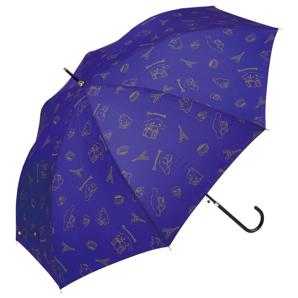 【送料無料】はっ水 傘 58cm 長傘 日傘 晴雨兼用 UVカット おしゃれ 折れにくい スケーター UBU58 シナモロール シナモン サンリオ 女の子 女子 【 レイン】
