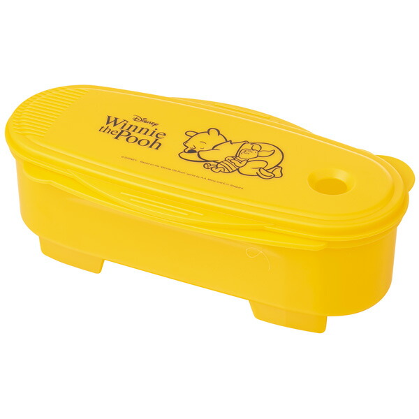 ゆでパスタ調理ケース●ＰＯＯＨ ｈｏｎｅｙ●//スパゲッティ 茹でる 茹でパスタケース 電子レンジ 調理 料理 食事 電子レンジ調理シリーズ Disney ディズニー くまのプーさん// スケーター