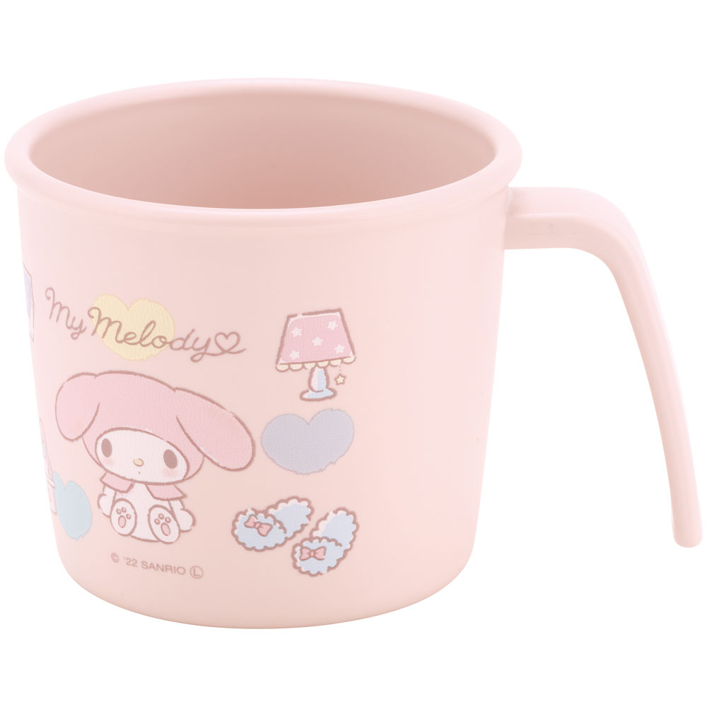 食器 ベビー 離乳食 コップ カップ 持ち手 食洗機対応 電子レンジ 抗菌 赤ちゃん スケーター skater XP21AG マイメロディ マイメロ サンリオ 女の子 女子【割れにくい キッズ おしゃれ 持ちやすい 日本製 幼児】