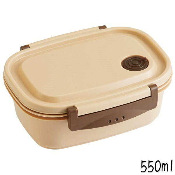 ラク軽弁当箱(M) 1段/550mlベージュ/XPM4_4973307496318