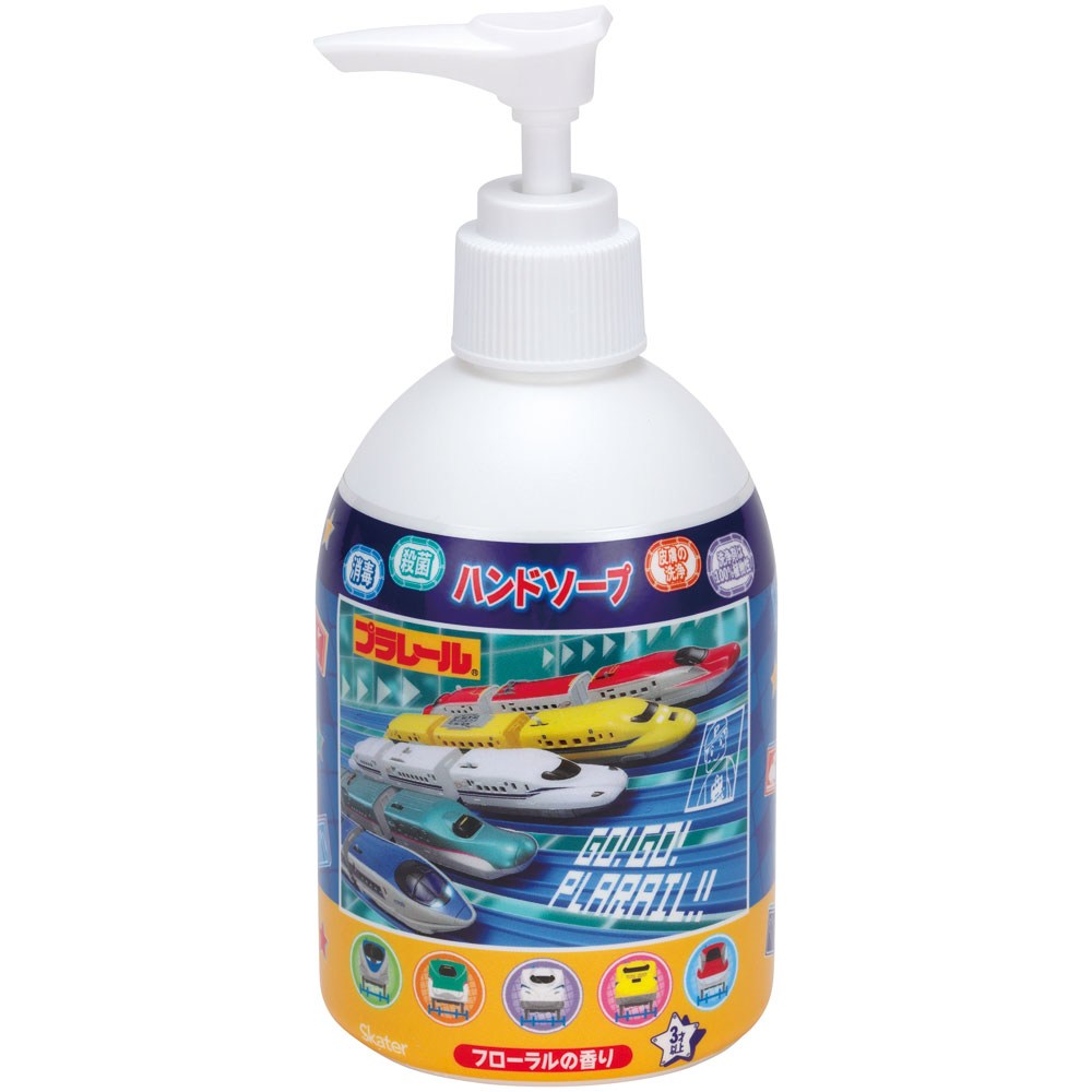 薬用 ハンドソープ 250ml 手洗い 洗浄 フローラルの香り キャラクター スケーター skater ZHS1 プラレール 23年 Plarail 電車 新幹線 男の子 男子【子供 キッズ こども 子ども てあらい】