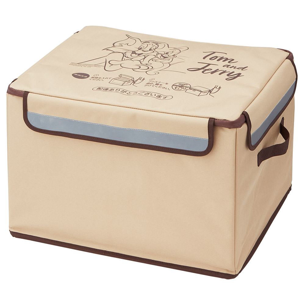 【送料無料】置き配 ボックス M 55L 留守 不在 荷物 配達 宅急便 宅配便 受け取り 便利 スケーター skater ZOKB1 トム＆ジェリー トムとジェリー 男の子 女の子【折り畳み コンパクト 収納 反射板 ファスナー】