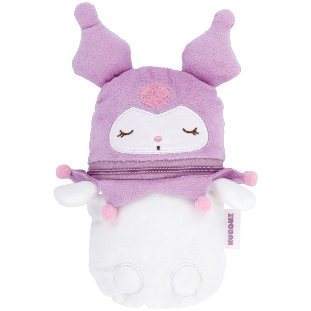 縦型 ぬいぐるみ ポーチ 小物入れ キャラクター かわいい 小物 コスメ 収納 スケーター skater ZTNP1 クロミ クロミちゃん サンリオ 女の子 女子【ふかふか クッション仕様 ファスナー開閉式】