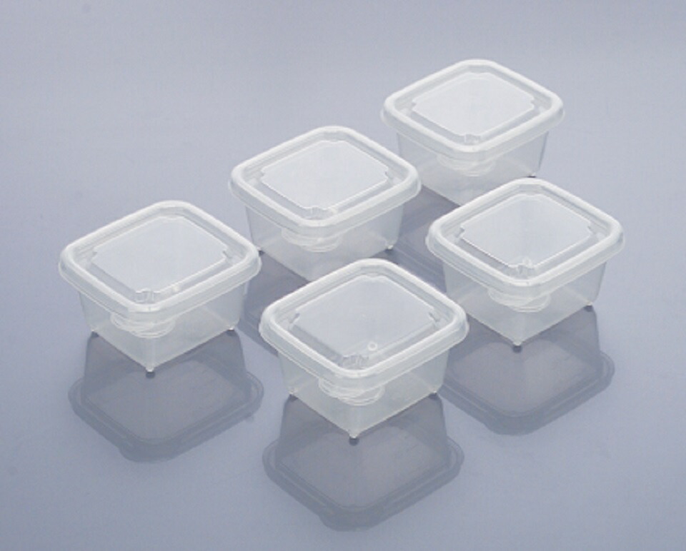 ミニシール 容器 M [ 容量 60ml × 5個 セット ]　// 保存容器 小分け 離乳食 薬味 食品 小さい ミニ 作り置き 便利 MMS2N 4973307575693 スケーター