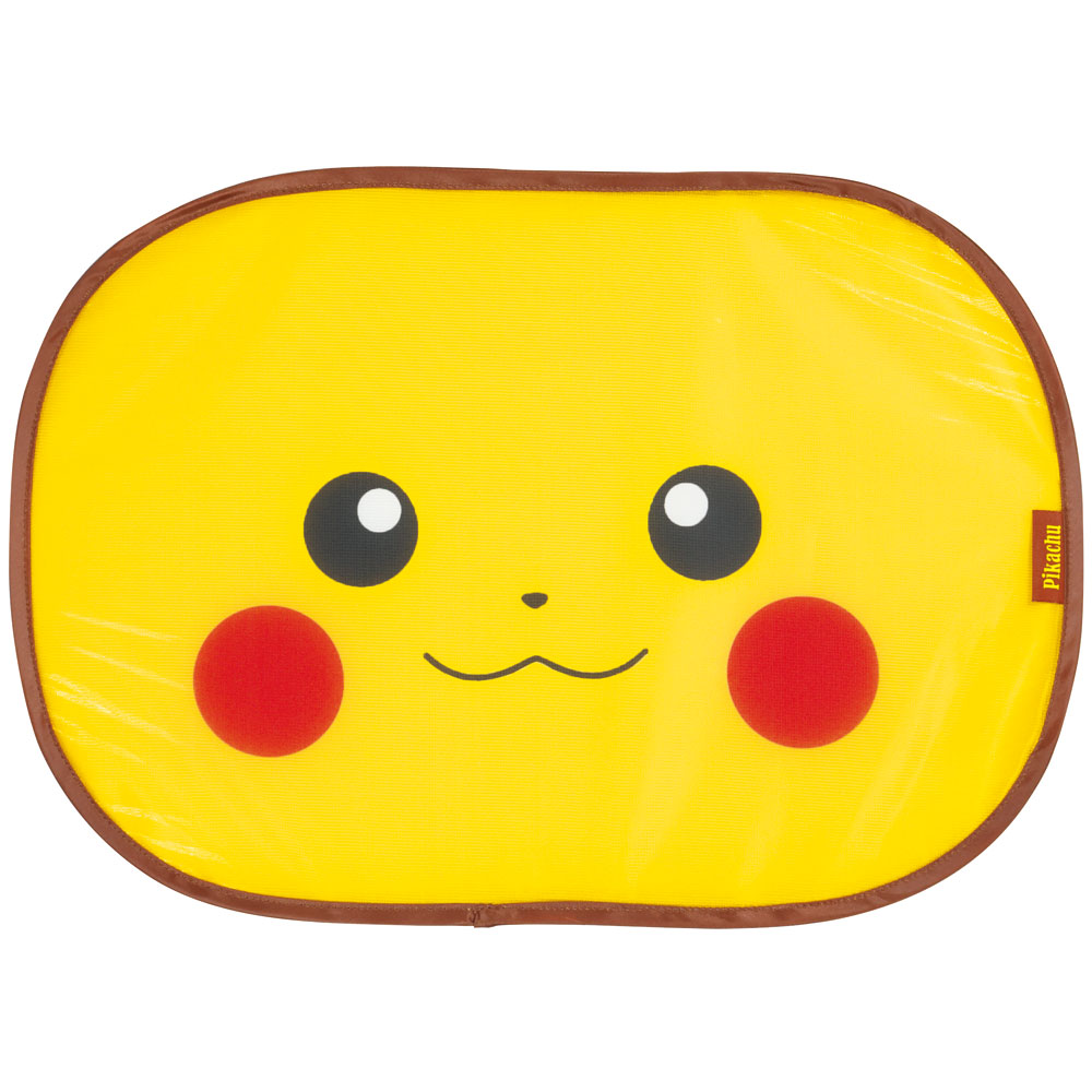 張り付く サンシェード　ポケモン　車 サイド 日よけ ピカチュウ CHSS1 スケーター【カー用品 車内 炎天下 日差し 紫外線 対策 避け 便利 ドライブ グッズ 収納袋 付き かわいい キャラクター ポケットモンスター】