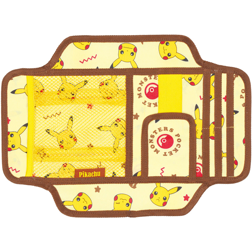 サンバイザー ポケット　ポケットモンスター　カー用品 車 収納 整理 小物入れ 便利 ドライブ グッズ かわいい キャラクター ポケモン ピカチュウ CSVP1 スケーター