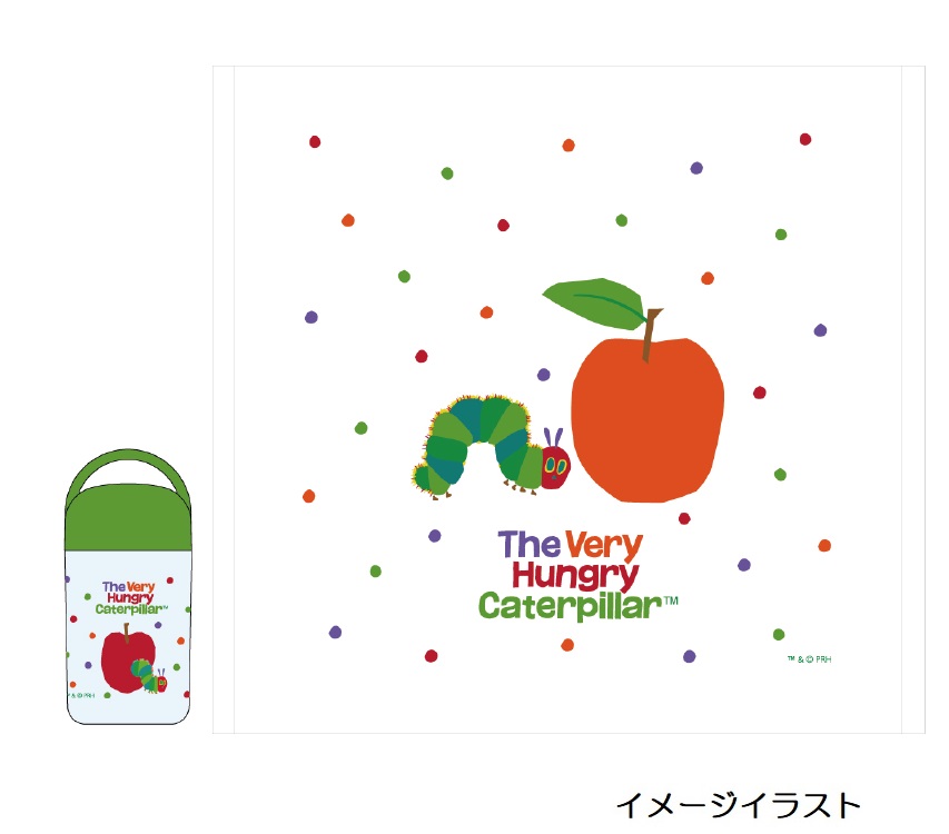 抗菌ケース付おしぼり はらぺこあおむし／OA5AG_4973307588112／スケーター