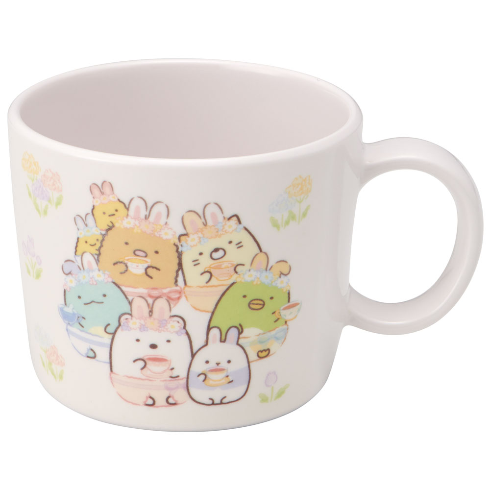 メラミン製 マグ コップ 230ml カップ 食器 子供 キッズ M310 スケーター【メラミン 取っ手付き こども 子ども 食器 食事 軽い 丈夫 かわいい キャラクター すみっコぐらし すみっこ ぐらし 女の子 女子】