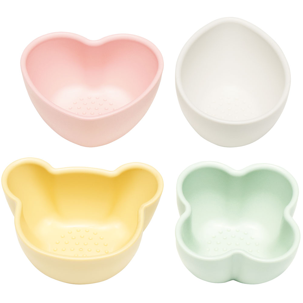 ベビー離乳食小鉢 4個セット くすみカラー／BBLS1Q_4973307591174／スケーター