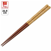 塗り箸 21cm トトロ（茶）／ANN4SQ_4973307601798／スケーター