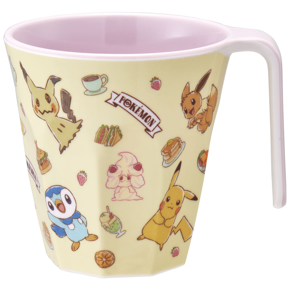 持ち手付きメラミンタンブラー 300ml ポケモンカフェアート／MTH3_4973307617706
