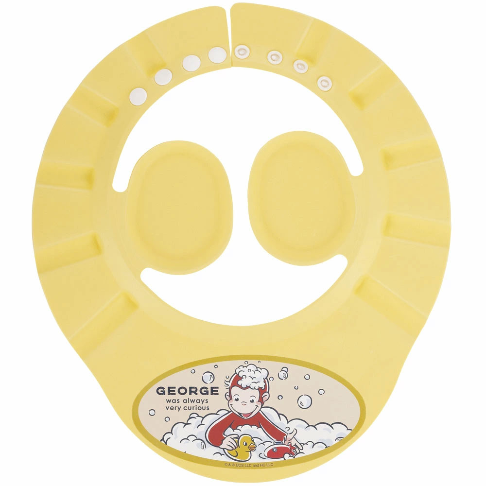 耳ガード 付き シャンプーハット 子供 子供用 赤ちゃん お風呂 バスグッズ skater スケーター BSHA1 おさるのジョージ ひとまねこざる 男の子 女の子【シャンプーキャップ バス用品 シャンプーグッズ ベビー】