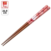 塗り箸 21cm ｍｉｆｆｙ　レッド／ANN4SQ_4973307674860／スケーター