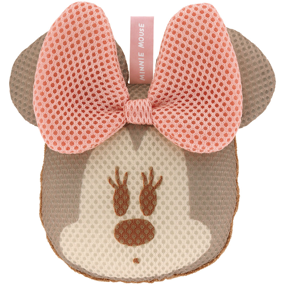 ダイカット ボディ スポンジ お風呂 バスタイム グッズ キャラクター スケーター skater BSP1D ミニーマウス ミニー Minnie ディズニー 女の子【パイル 立体ネット おふろ オフロ 体】