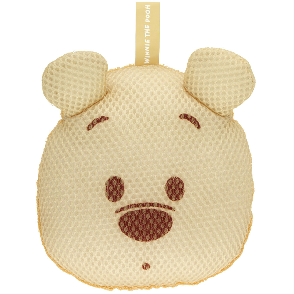 ダイカット ボディ スポンジ お風呂 バスタイム グッズ キャラクター スケーター skater BSP1D くまのプーさん プーさん Pooh 女性 レディース【パイル 立体ネット おふろ オフロ 体】