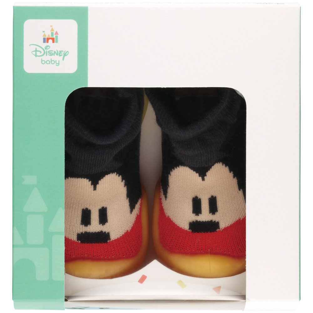 ソックス シューズ ギフトボックス XS 11.3cm ベビー 靴 赤ちゃん BSSHL1G スケーター skater ミッキーマウス ミッキー Mickey 男の子 女の子【キャラクター 靴下 くつ クツ ファーストシューズ】