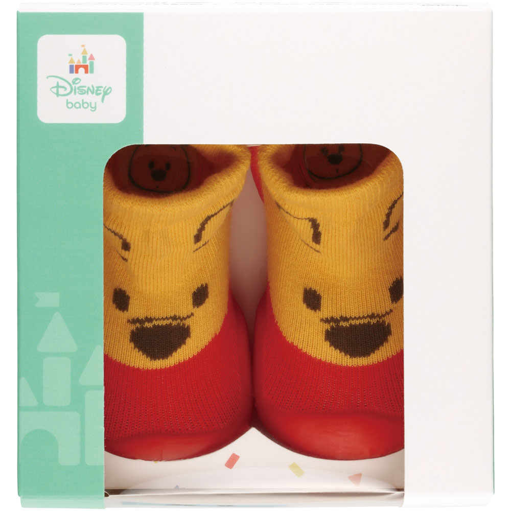 ソックス シューズ ギフトボックス XS 11.3cm ベビー 靴 赤ちゃん BSSHL1G スケーター skater くまのプーさん プーさん Pooh 男の子 女の子【キャラクター 靴下 くつ クツ ファーストシューズ】