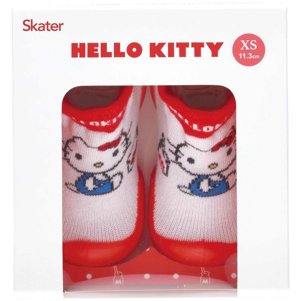 ソックス シューズ ギフトボックス XS 11.3cm ベビー 靴 赤ちゃん BSSHL1G スケーター skater キティ ハローキティ キティちゃん 女の子【キャラクター 靴下 くつ クツ ファーストシューズ】