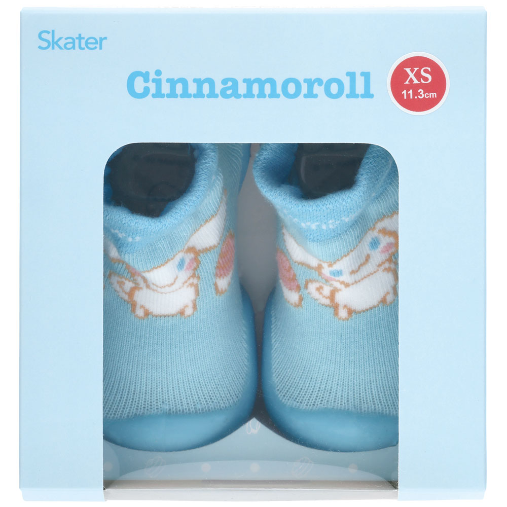 ソックス シューズ ギフトボックス XS 11.3cm ベビー 靴 赤ちゃん BSSHL1G スケーター skater シナモロール シナモン サンリオ 女の子 女子【キャラクター 靴下 くつ クツ ファーストシューズ】