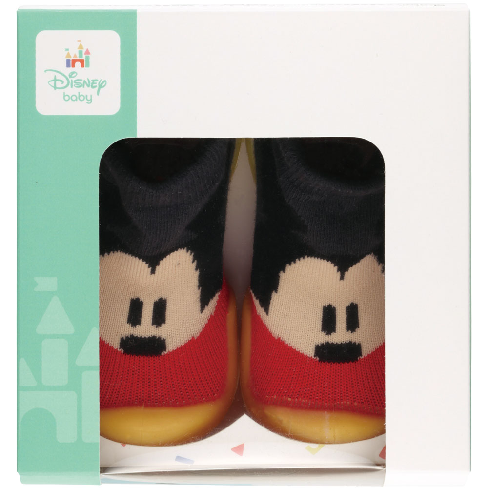 ソックス シューズ ギフトボックス S 11.9cm ベビー 靴 赤ちゃん BSSHL2G スケーター skater ミッキーマウス ミッキー Mickey 男の子 女の子【キャラクター 靴下 くつ クツ ファーストシューズ】