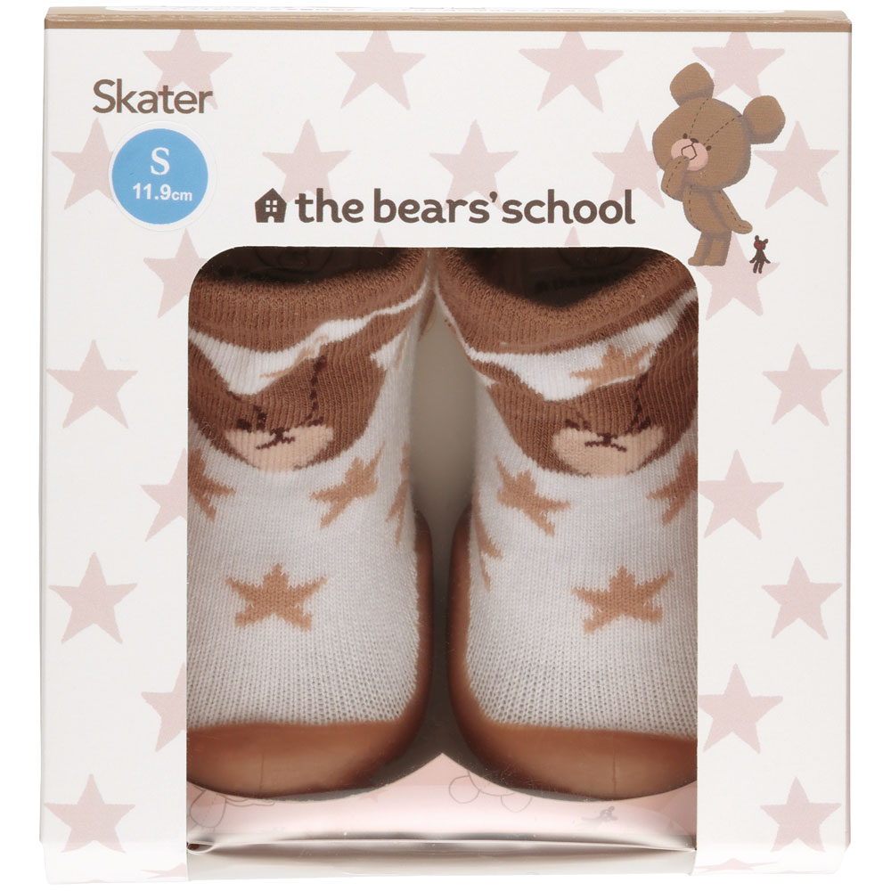ソックス シューズ ギフトボックス S 11.9cm ベビー 靴 赤ちゃん BSSHL2G スケーター skater くまのがっこう クマの学校 男の子 女の子 女子【キャラクター 靴下 くつ クツ ファーストシューズ】