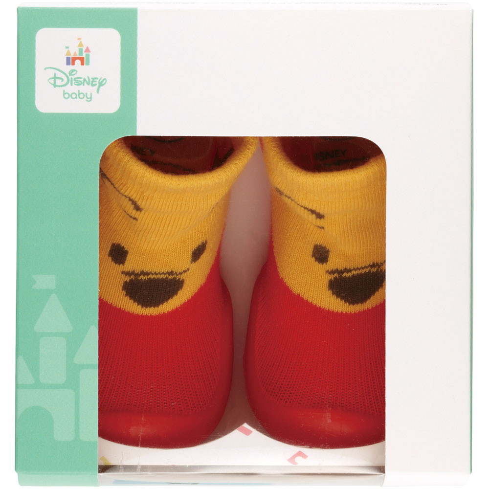 ソックス シューズ ギフトボックス M 12.6cm ベビー 靴 赤ちゃん BSSHL3G スケーター skater くまのプーさん プーさん Pooh 男の子 女の子【キャラクター 靴下 くつ クツ ファーストシューズ】