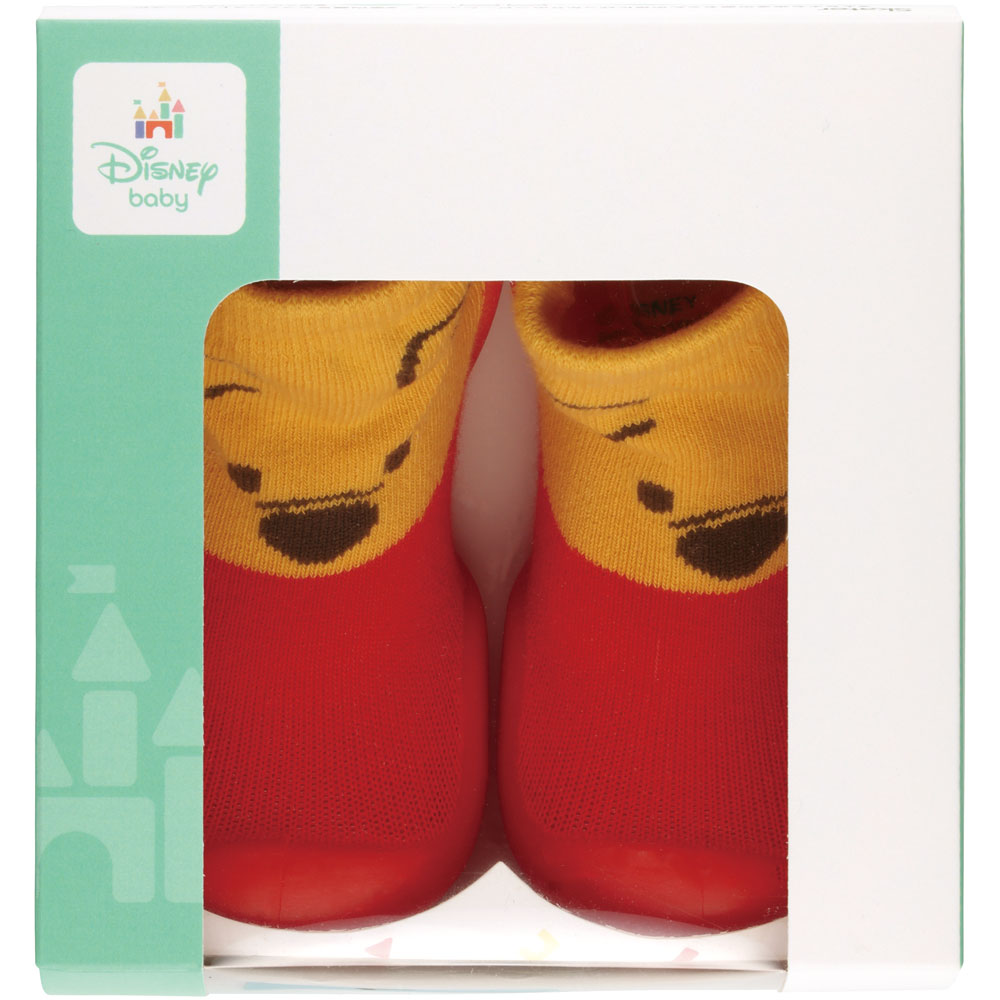 ソックス シューズ ギフトボックス L 13.3cm ベビー 靴 赤ちゃん BSSHL4G スケーター skater くまのプーさん プーさん Pooh 男の子 女の子【キャラクター 靴下 くつ クツ ファーストシューズ】