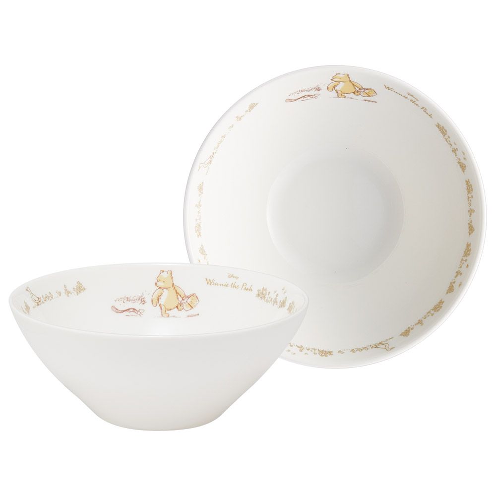 スケーター サラダ ボウル 14cm ナルミボーンチャイナ NARUMI ナルミ ボーンチャイナ 食器 skater CBPL14 クラシックプー くまのプーさん プーさん Pooh【お皿 鉢 陶磁器 キャラクター 鳴海製陶】