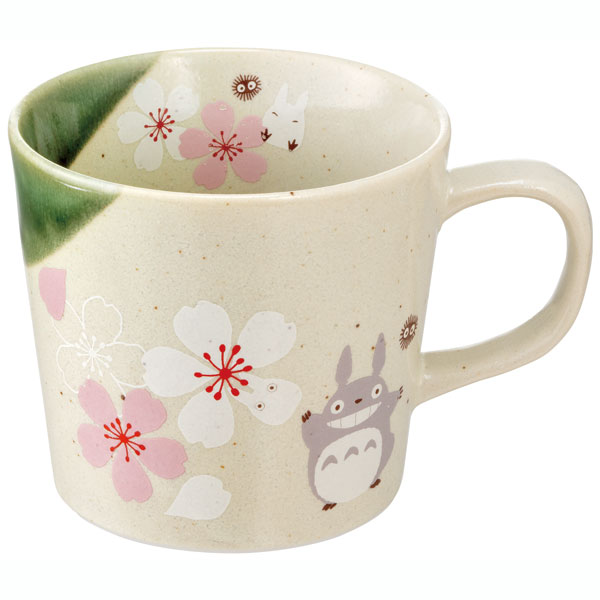 【送料無料】マグカップ コーヒーカップ 和食器 コップ 和食 おしゃれ モダン かわいい 大人 桜柄 スケーター CHMM1【内祝い 来客用 食器 キャラクター 美濃焼 美濃焼き ギフト 贈り物 となりのトトロ totoro スタジオジブリ 女性 レディース】