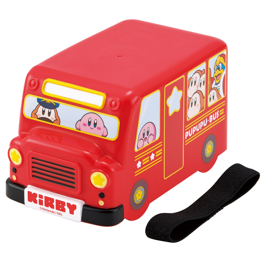 弁当箱 バス型 お弁当箱 二段 子供 幼稚園 保育園 小学生 かわいい 車 小さめ skater DLB5 スケーター 星のカービィ カービィ 任天堂 男の子 男子