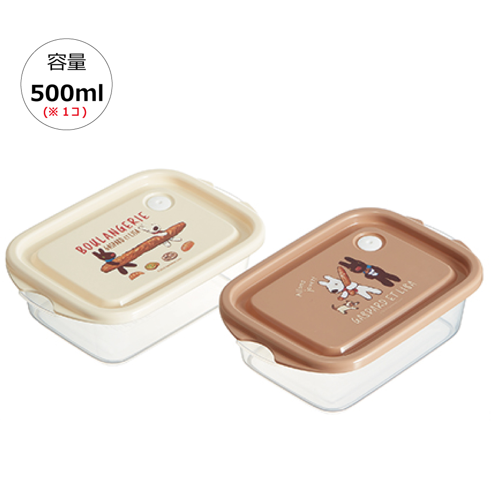 抗菌シールボックスM 500ml/2個セットリサとガスパール／FCN2WAG_4973307595264