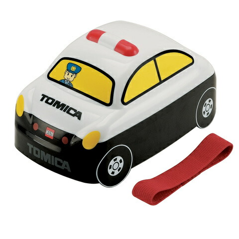 立体トミカ弁当箱●パトカー●//お弁当箱 ダイカット容器 小物入れ ケース インテリア オブジェ ランチボックス こどもランチ タカラトミー TOMICA 警察 くるま 車 可愛い// スケーター