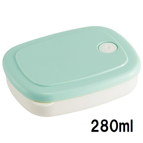 スケーター ご飯冷凍作りおき容器[280ml]●パウダーパステル グリーン●//白米 ごはん 食品 食材 保存 容器 ケース 小分け おかず 作り置き 弁当 食洗機 電子レンジ フタ 日本製//