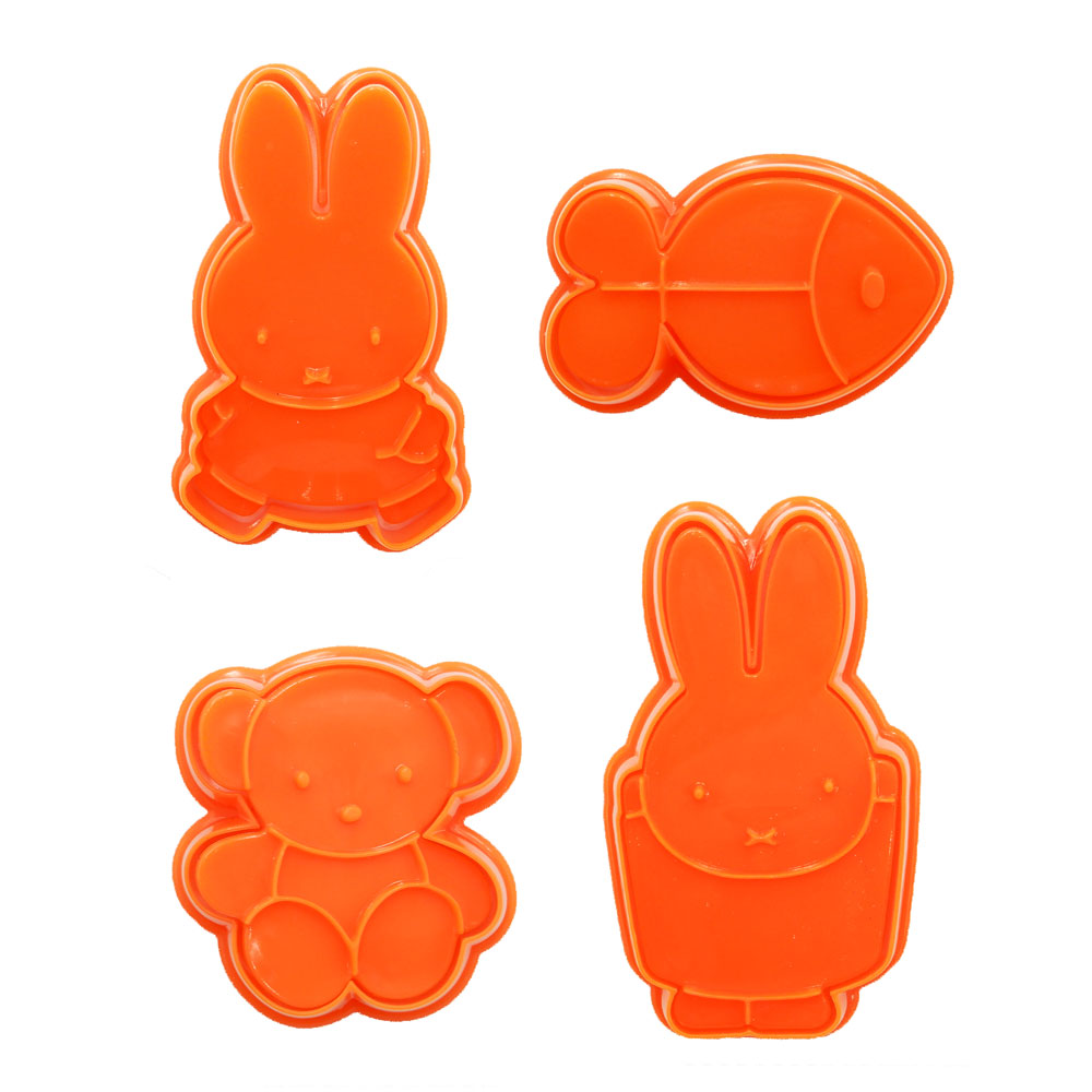 スタンプクッキー型 4個セット ミッフィー／CSM1_4973307552861／スケーター