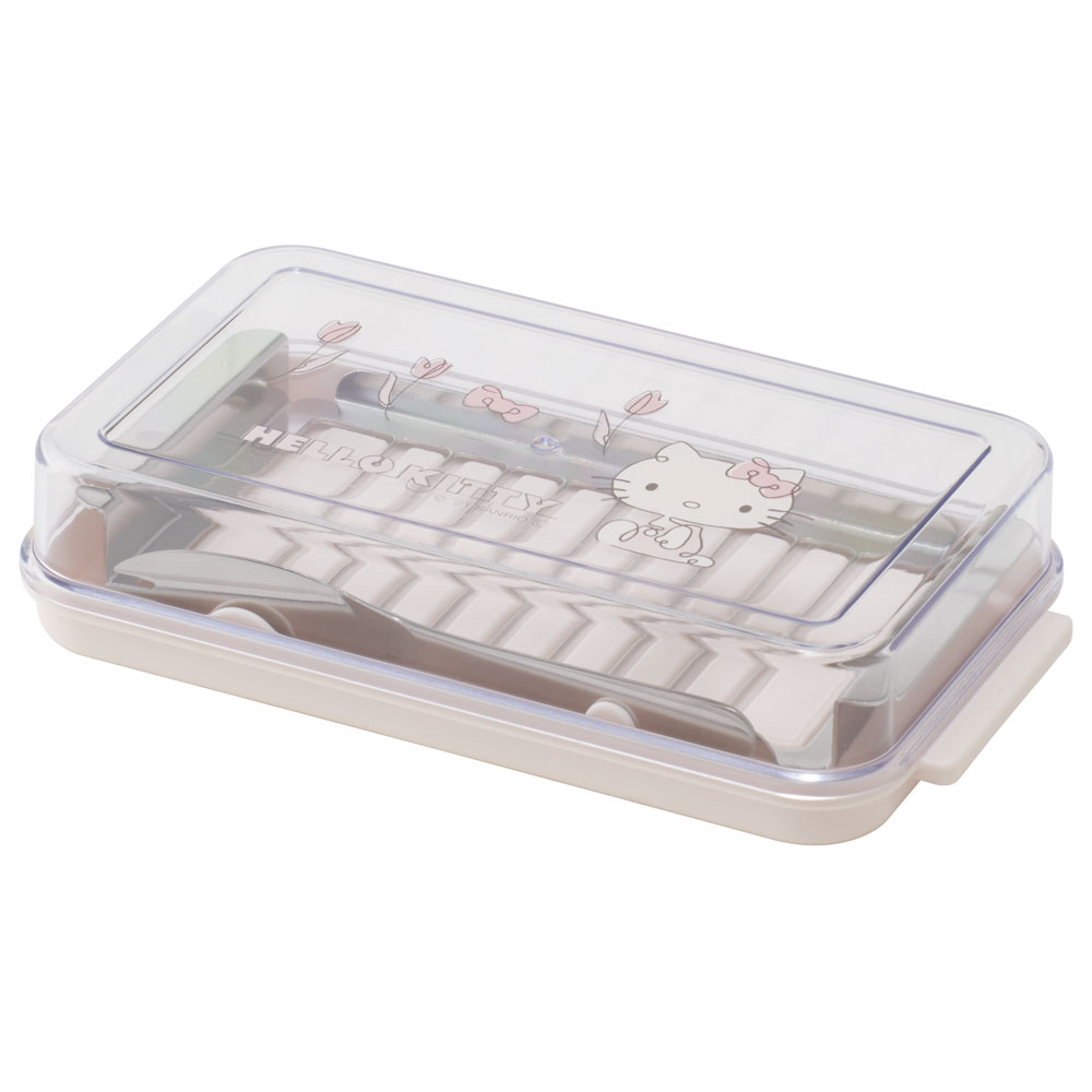 【送料無料】バターカッター＆バターケース(バターナイフ付き) ハローキティ／BTG2DX_4973307576072