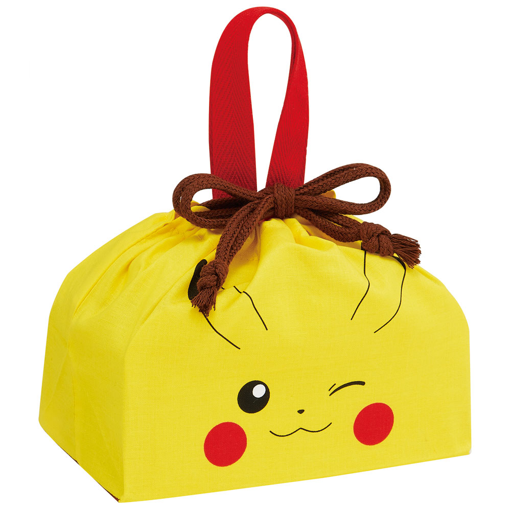 ランチ巾着 ピカチュウフェイス２３／KB7_4973307635007