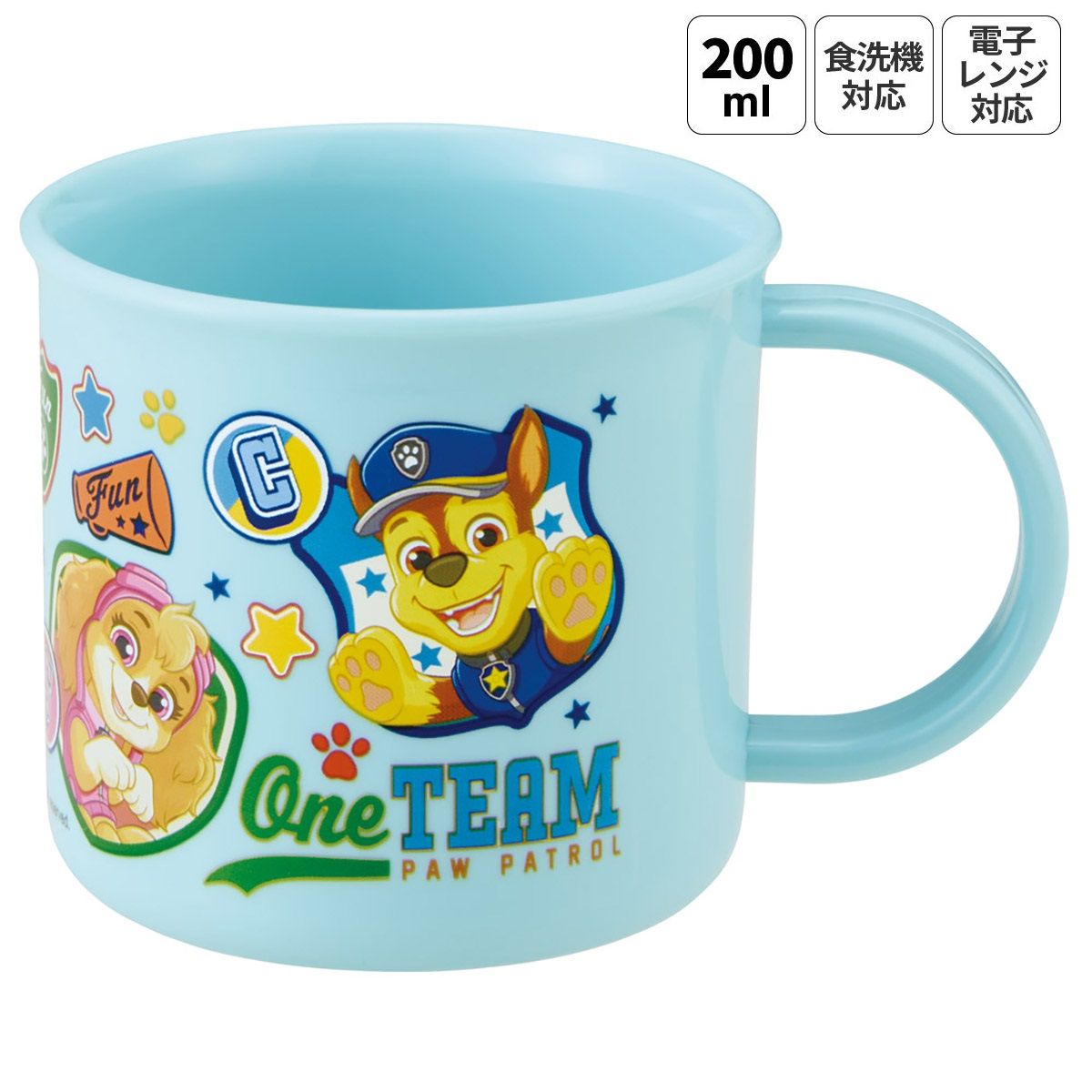 スケーター 200ml プラスチック コップ 幼稚園 子供 プラコップ 割れにくい 食洗機対応 skater KE4A パウ パトロール 27年 パウパト 男の子 男子 男児【キャラクター 子供用食器 子ども こども 保育園】