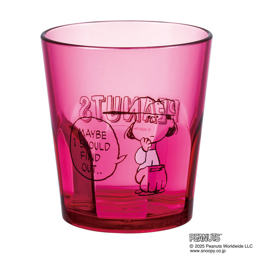 スケーター アクリル コップ 割れにくい 280ml プラスチック 子供 子ども キッズ キャラクター skater KSA4J ルーシー スヌーピー SNOOPY ピーナッツ 女性【透明 クリア アクリルコップ 洗面所 タンブラー】