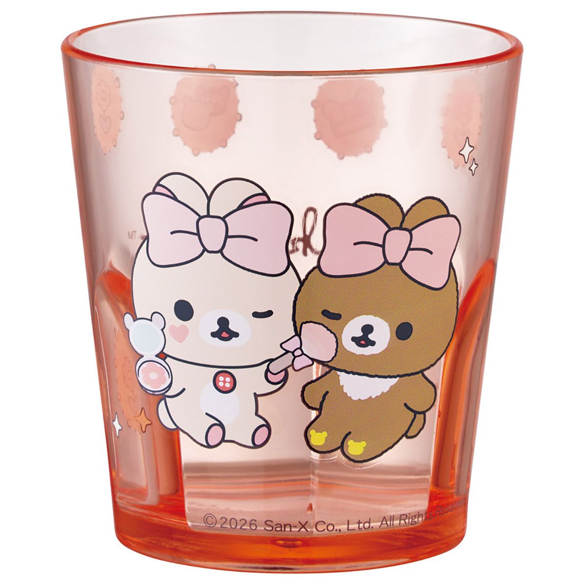 スケーター アクリル コップ 割れにくい 280ml プラスチック 子供 キッズ キャラクター skater KSA4J リラックマ メイクアップ Rilakkuma グッズ【透明 クリア アクリルコップ 洗面所 タンブラー】