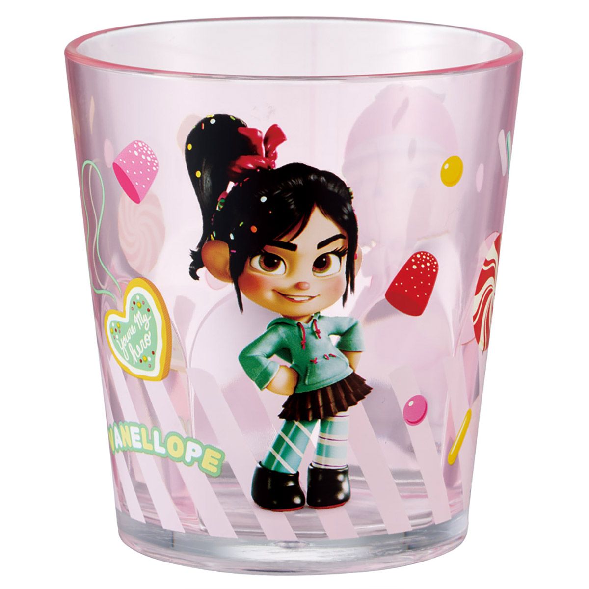 スケーター アクリル コップ 割れにくい 280ml プラスチック 子供 キッズ キャラクター skater KSA4J シュガー・ラッシュ シュガーラッシュ ディズニー【透明 クリア アクリルコップ 洗面所 タンブラー】