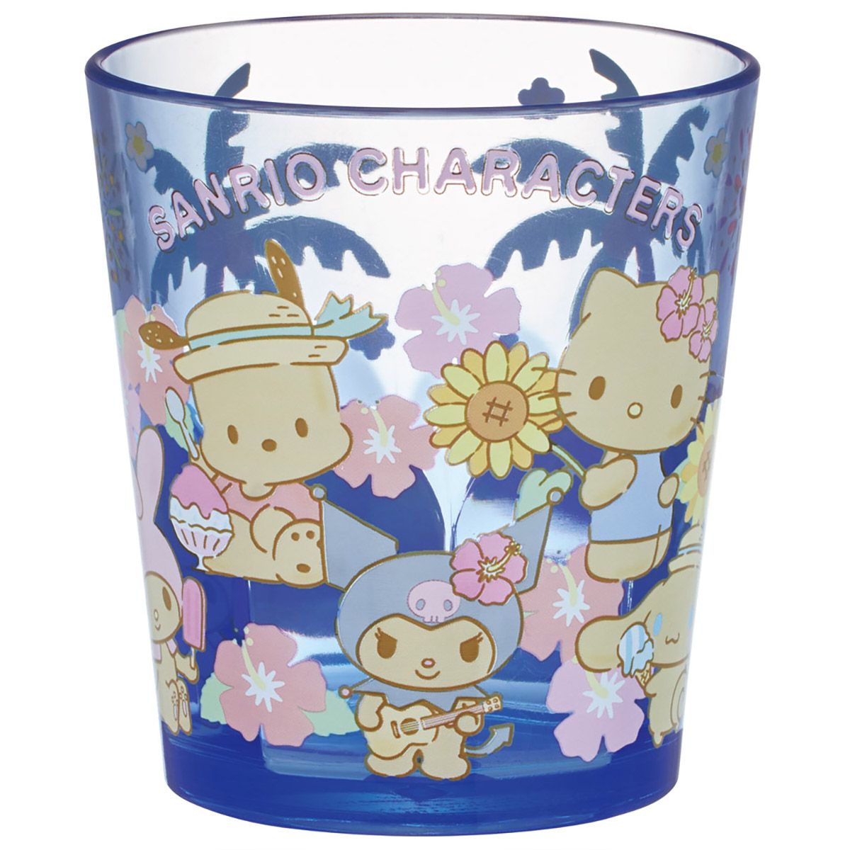 スケーター アクリル コップ 割れにくい 280ml プラスチック 子供 キッズ キャラクター skater KSA4J サンリオ キャラクターズ サマー 女の子【透明 クリア アクリルコップ 洗面所 タンブラー】