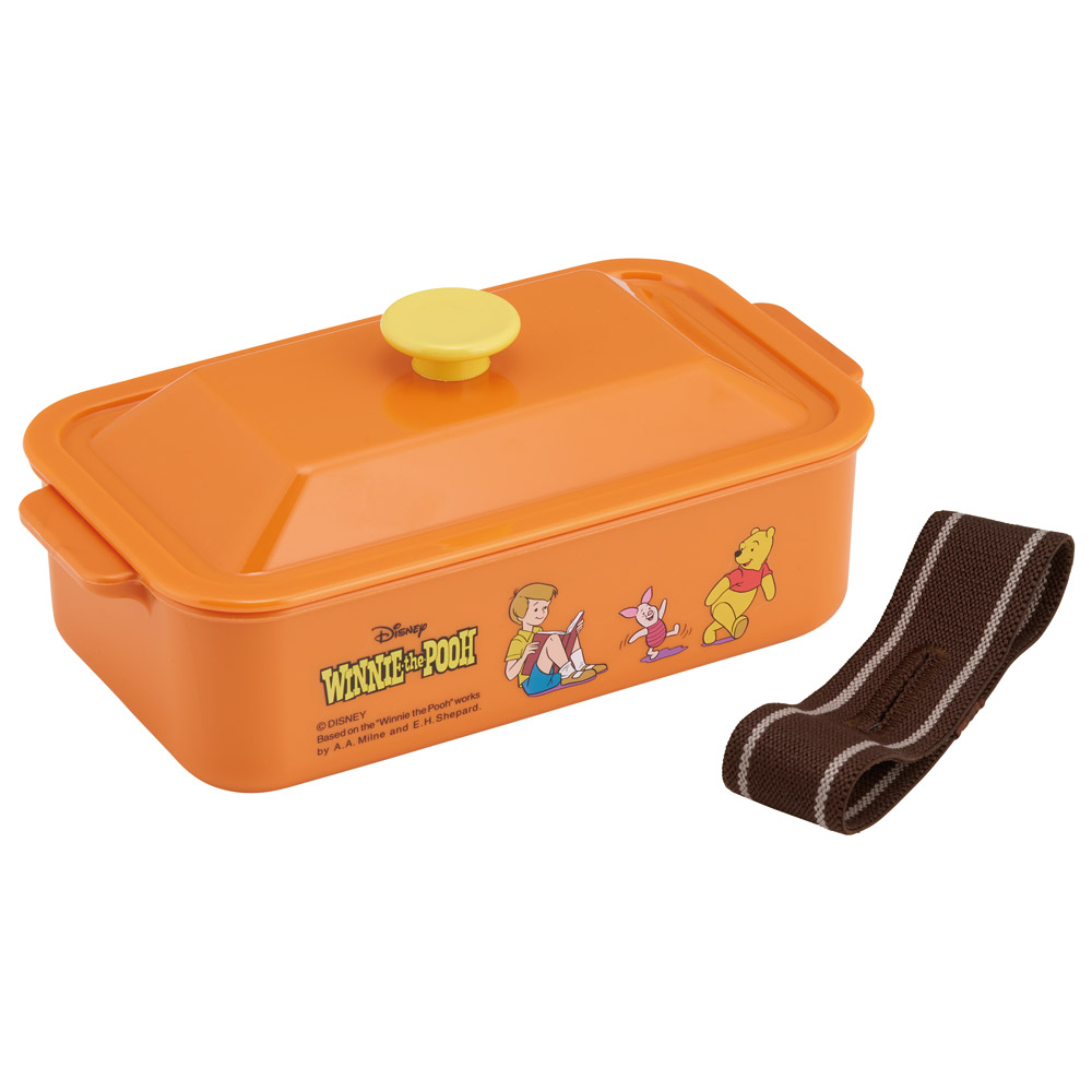 ココット風 弁当箱 520ml 1段 ふわっと ランチボックス 食洗機対応 ランチベルト スケーター skater LCO5 くまのプーさん プーさん Pooh 女性 レディース