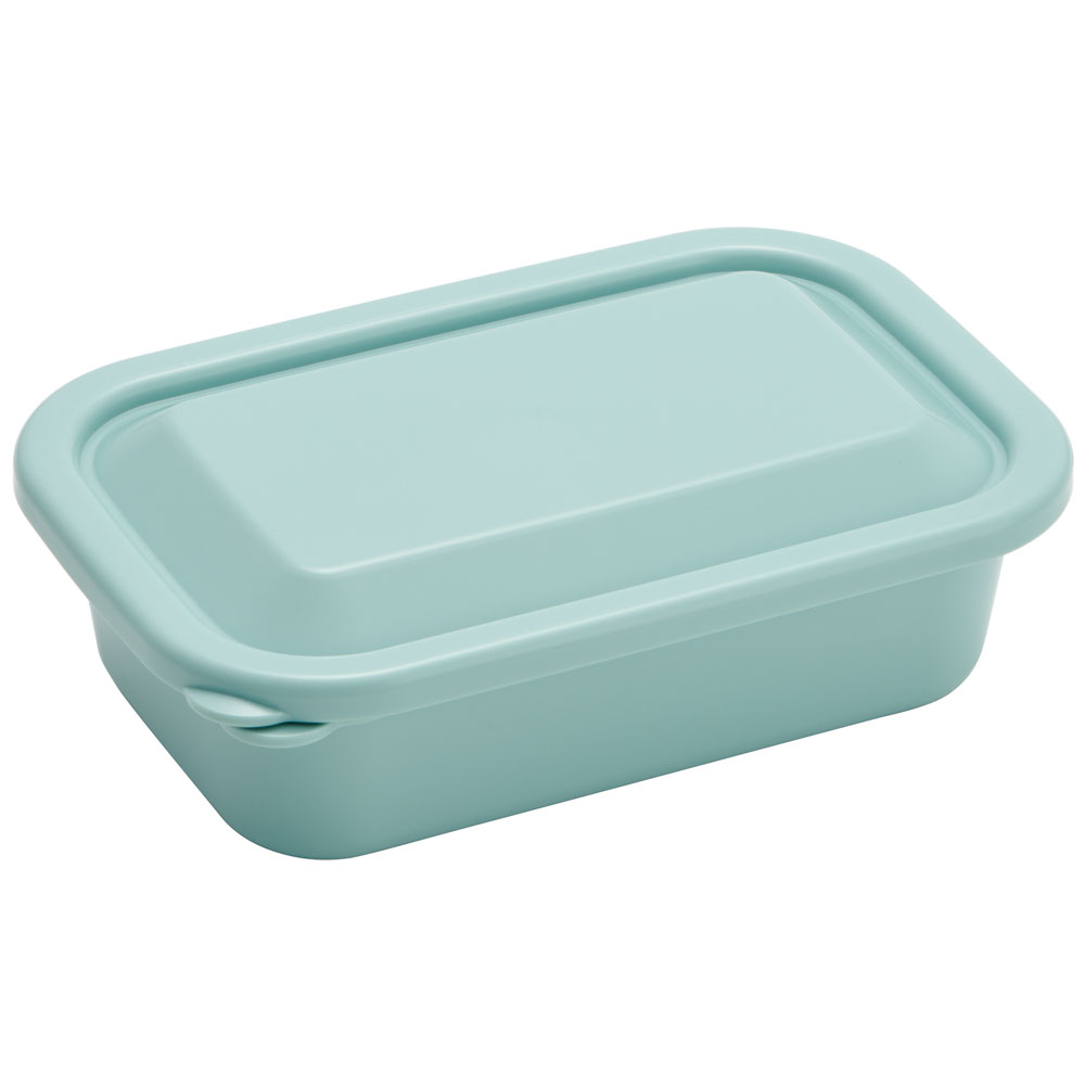 フード ランチ ケース S 580ml スモーク ブルー　弁当箱 ふわっと フタ LFP6 スケーター