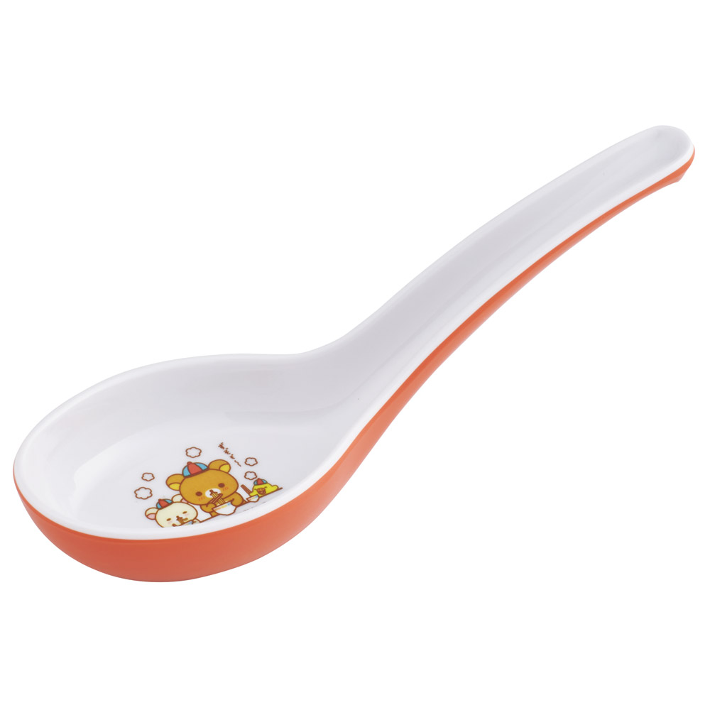 メラミン製 レンゲ れんげ スプーン 中華 おうち ご飯 食器 かわいい スケーター skater LMCH1 リラックマ Rilakkuma 女の子 女性 レディース【カトラリー チャイナ グッズ メラミン 食洗機可】