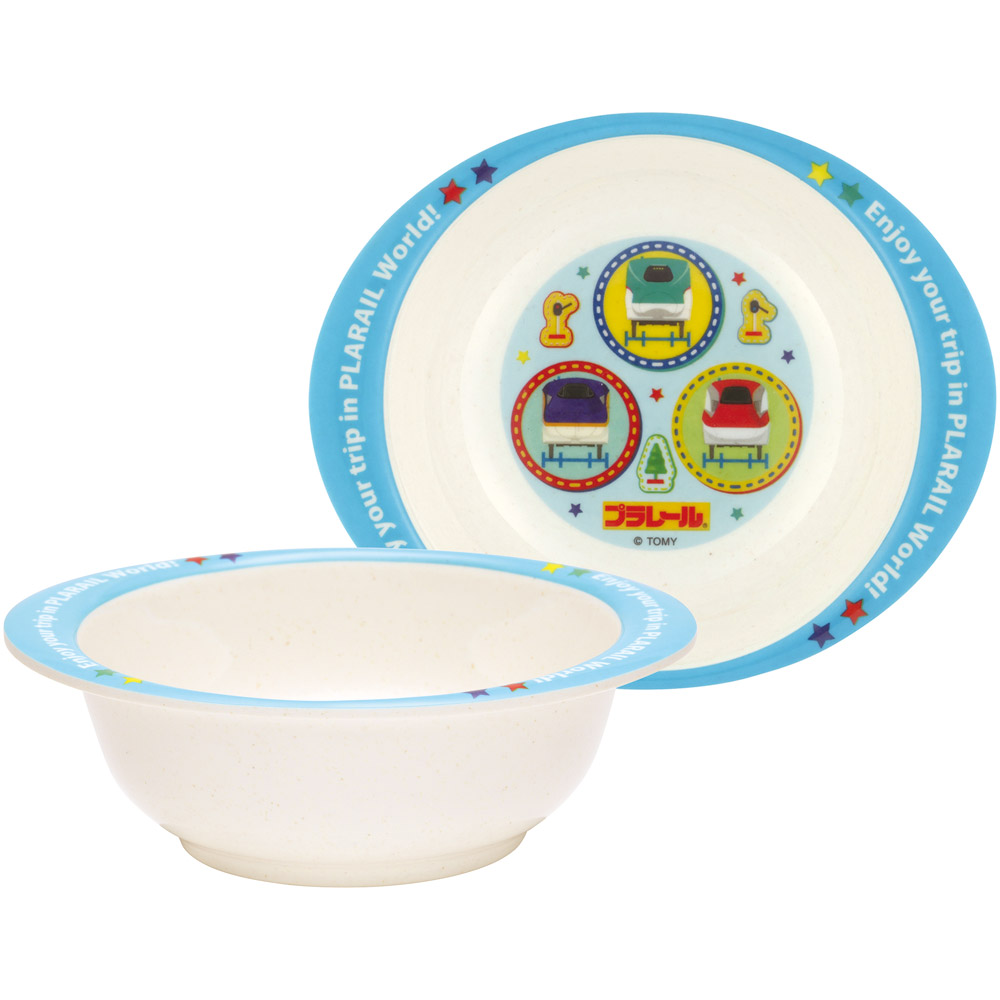 ボウル 290ml 食器 皿 バンブー メラミン 食事 食洗機対応 子供 キッズ スケーター skater M34B プラレール Plarail 電車 新幹線 男の子 男子【お子様 こども 子ども 子ども用 可愛い】