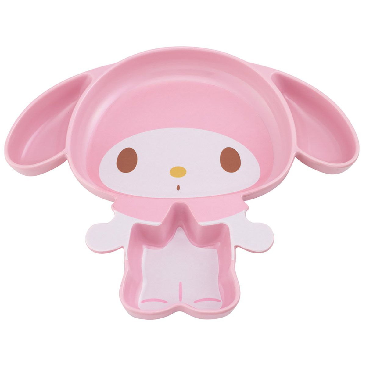 スケーター ランチプレート メラミン ダイカット 仕切り キャラクター 皿 食洗機対応 子供 かわいい skater M70D マイメロディ マイメロ サンリオ 女の子【プレート 食器 お子様 キッズ 子ども 可愛い】