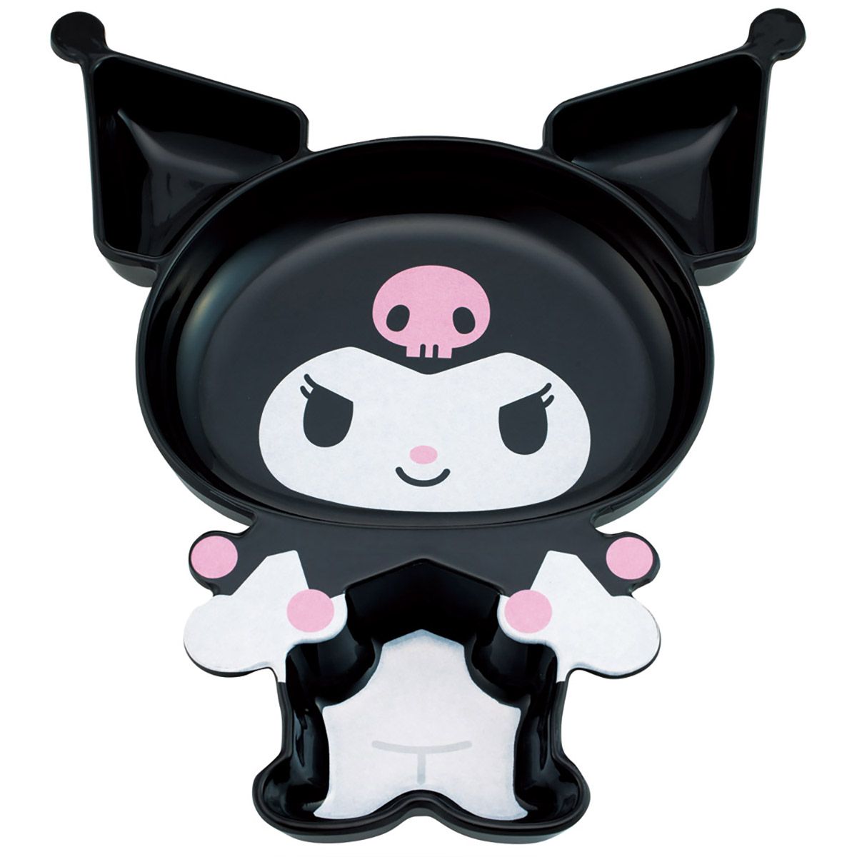 スケーター ランチプレート メラミン ダイカット 仕切り キャラクター 皿 食洗機対応 子供 かわいい skater M70D クロミ クロミちゃん サンリオ 女の子【プレート 食器 お子様 キッズ 子ども 可愛い】