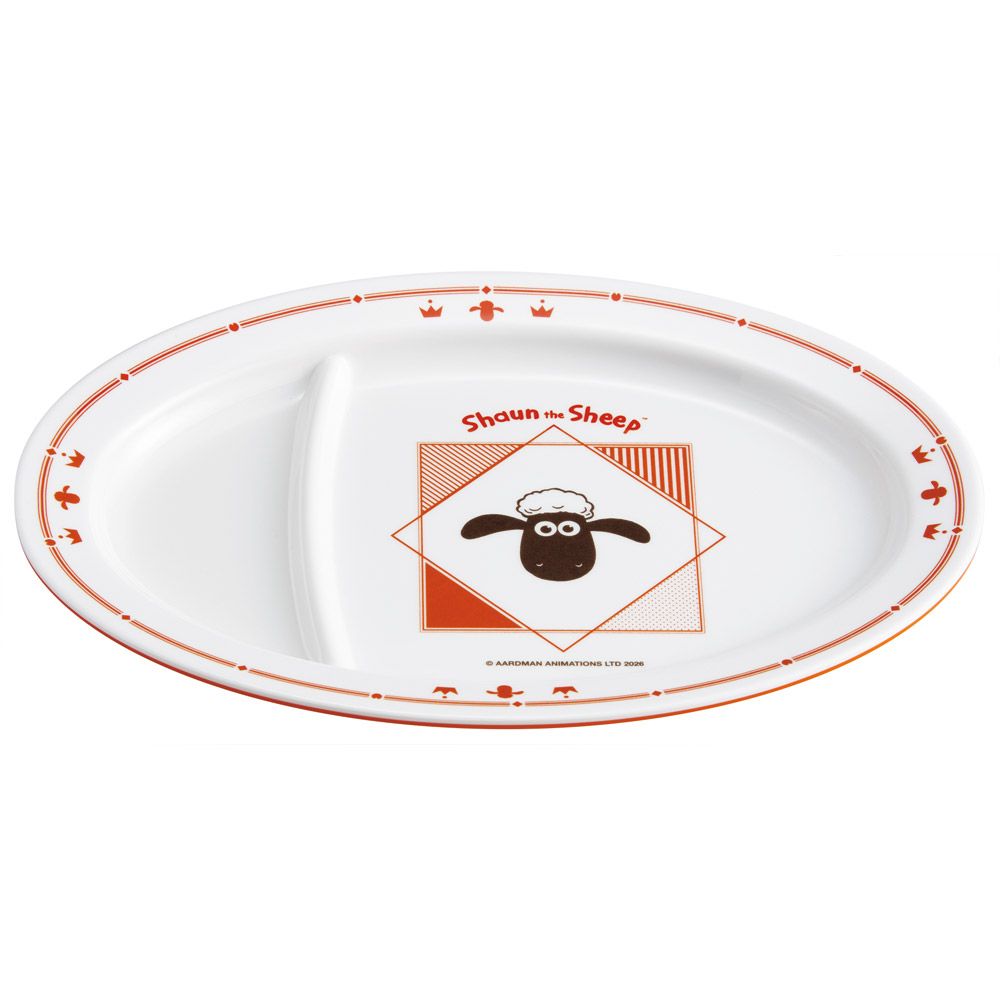 スケーター メラミン製 ギョーザ皿 餃子 皿 さら 中華 お家 おうち ご飯 食器 かわいい skater MCH3 ひつじのショーン 男の子 女の子 男子 女子【チャイナ グッズ メラミン 食洗機可】