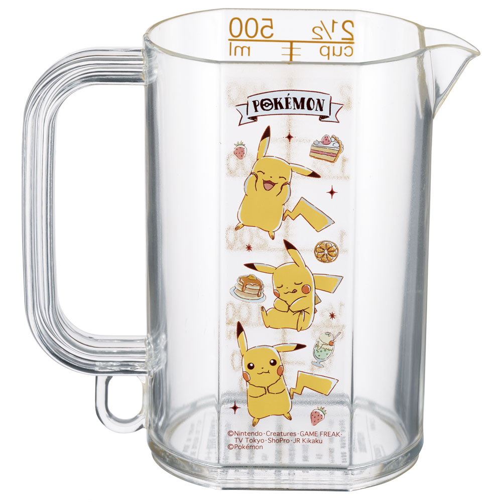メジャー カップ 500ml 計量 カップ キッチン 台所 用品 グッズ キャラクター スケーター skater MMC1 ポケットモンスター ポケモン ピカチュウ 男の子